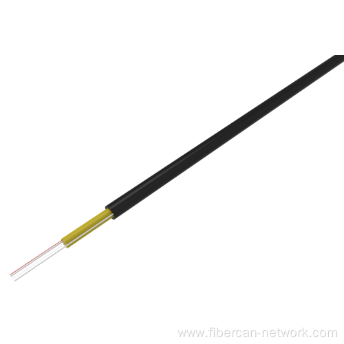 Single Jacket Fiber Optic Drop Cable With FRP